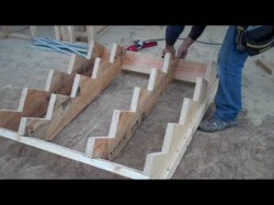 How to calculate, layout and  build stairs- Part 3 of 3